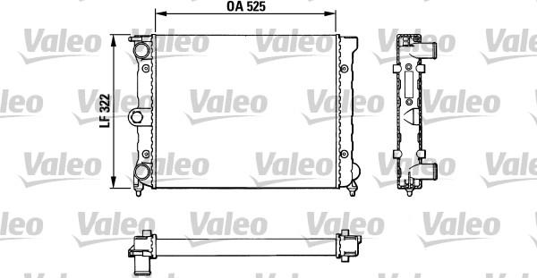 Valeo 883720 - Radiators, Motora dzesēšanas sistēma autodraugiem.lv