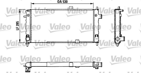 Valeo 883771 - Radiators, Motora dzesēšanas sistēma autodraugiem.lv