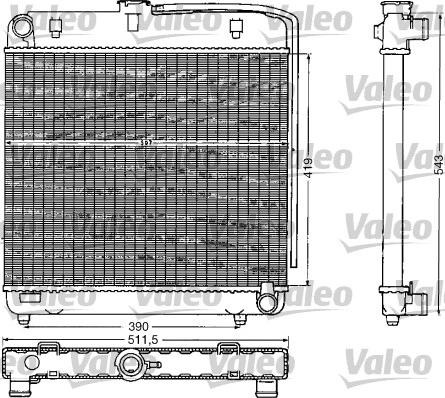 Valeo 883777 - Radiators, Motora dzesēšanas sistēma autodraugiem.lv