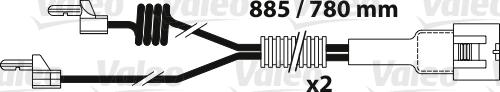 Valeo 882341 - Indikators, Bremžu uzliku nodilums autodraugiem.lv