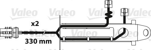 Valeo 882329 - Indikators, Bremžu uzliku nodilums autodraugiem.lv