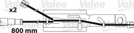 Valeo 882327 - Indikators, Bremžu uzliku nodilums autodraugiem.lv