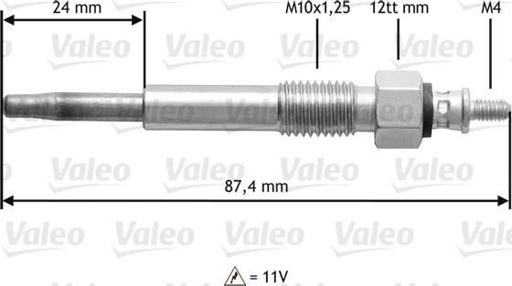 Valeo 345159 - Kvēlsvece autodraugiem.lv