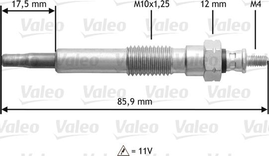 Valeo 345117 - Kvēlsvece autodraugiem.lv