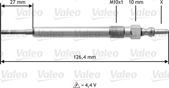 Valeo 345 183 - Kvēlsvece autodraugiem.lv