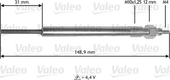 Valeo 345 182 - Kvēlsvece autodraugiem.lv