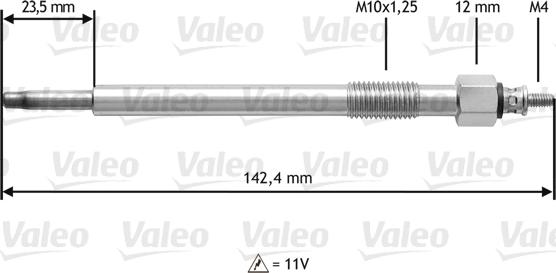 Valeo 345 187 - Kvēlsvece autodraugiem.lv