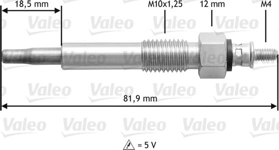 Valeo 345205 - Kvēlsvece autodraugiem.lv