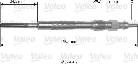 Valeo 345219 - Kvēlsvece autodraugiem.lv