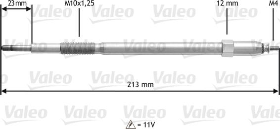 Valeo 345221 - Kvēlsvece autodraugiem.lv