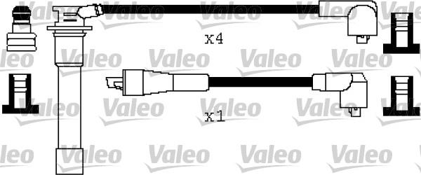 Valeo 346495 - Augstsprieguma vadu komplekts autodraugiem.lv