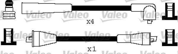 Valeo 346498 - Augstsprieguma vadu komplekts autodraugiem.lv