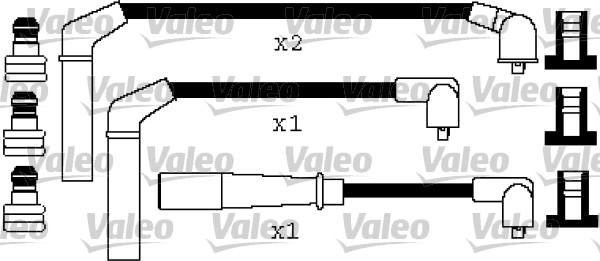 Valeo 346443 - Augstsprieguma vadu komplekts autodraugiem.lv