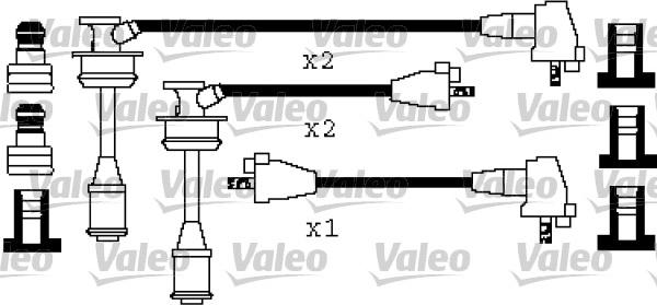 Valeo 346447 - Augstsprieguma vadu komplekts autodraugiem.lv