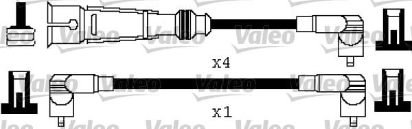 Valeo 346415 - Augstsprieguma vadu komplekts autodraugiem.lv