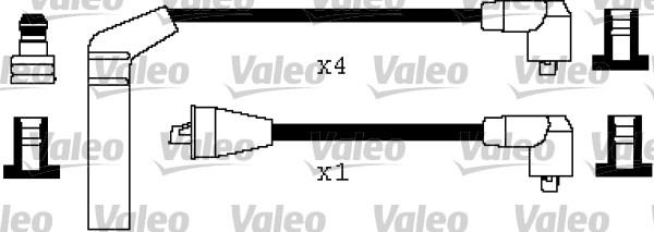 Valeo 346481 - Augstsprieguma vadu komplekts autodraugiem.lv