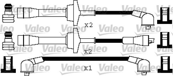 Valeo 346439 - Augstsprieguma vadu komplekts autodraugiem.lv