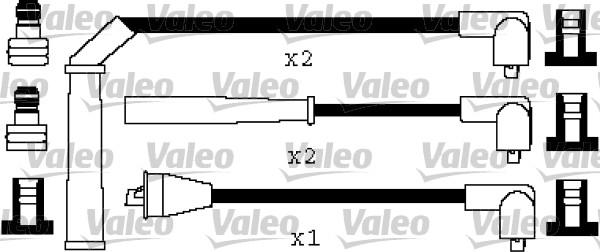 Valeo 346557 - Augstsprieguma vadu komplekts autodraugiem.lv