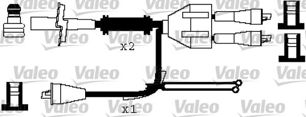 Valeo 346519 - Augstsprieguma vadu komplekts autodraugiem.lv