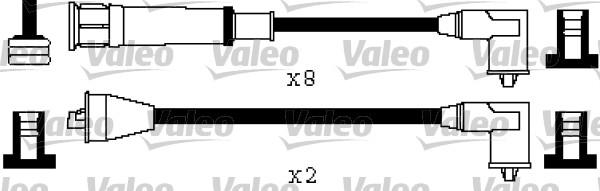 Valeo 346523 - Augstsprieguma vadu komplekts autodraugiem.lv