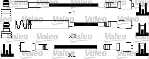 Valeo 346663 - Augstsprieguma vadu komplekts autodraugiem.lv