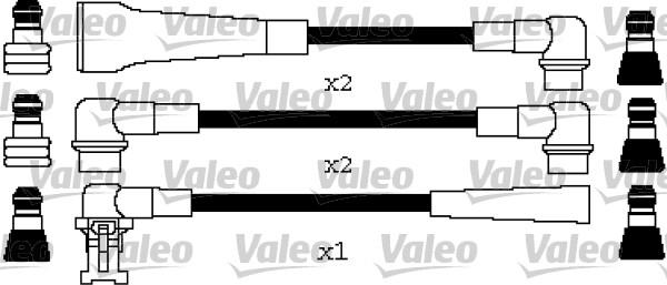 Valeo 346606 - Augstsprieguma vadu komplekts autodraugiem.lv