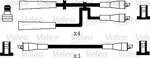 Valeo 346046 - Augstsprieguma vadu komplekts autodraugiem.lv