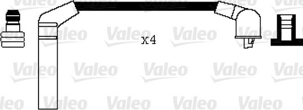 Valeo 346062 - Augstsprieguma vadu komplekts autodraugiem.lv