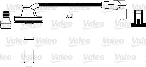 Valeo 346001 - Augstsprieguma vadu komplekts autodraugiem.lv