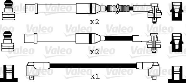 Valeo 346087 - Augstsprieguma vadu komplekts autodraugiem.lv