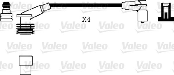 Valeo 346074 - Augstsprieguma vadu komplekts autodraugiem.lv
