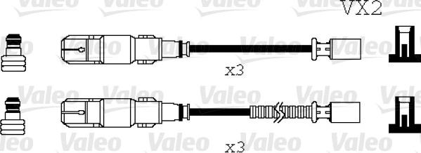 Valeo 346071 - Augstsprieguma vadu komplekts autodraugiem.lv