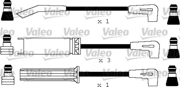 Valeo 346160 - Augstsprieguma vadu komplekts autodraugiem.lv