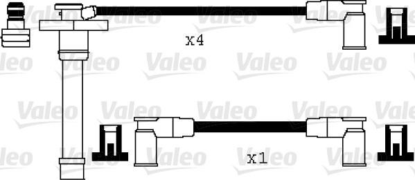 Valeo 346102 - Augstsprieguma vadu komplekts autodraugiem.lv