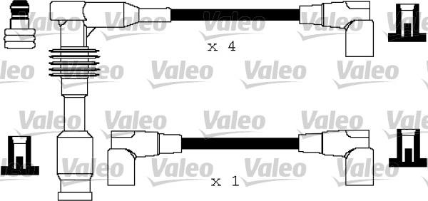 Valeo 346138 - Augstsprieguma vadu komplekts autodraugiem.lv