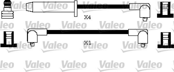 Valeo 346397 - Augstsprieguma vadu komplekts autodraugiem.lv