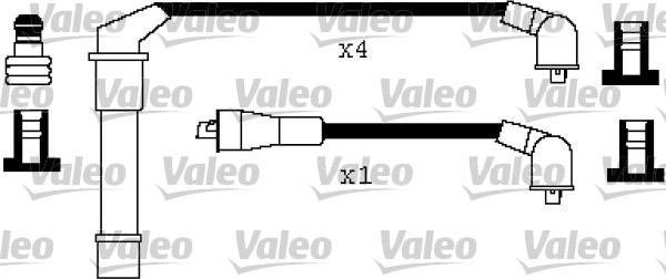 Valeo 346302 - Augstsprieguma vadu komplekts autodraugiem.lv