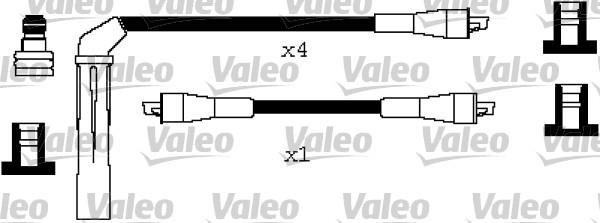 Valeo 346310 - Augstsprieguma vadu komplekts autodraugiem.lv