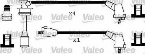 Valeo 346258 - Augstsprieguma vadu komplekts autodraugiem.lv