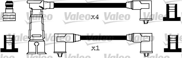 Valeo 346265 - Augstsprieguma vadu komplekts autodraugiem.lv