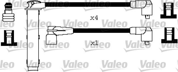 Valeo 346237 - Augstsprieguma vadu komplekts autodraugiem.lv