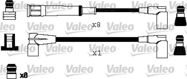 Valeo 346223 - Augstsprieguma vadu komplekts autodraugiem.lv