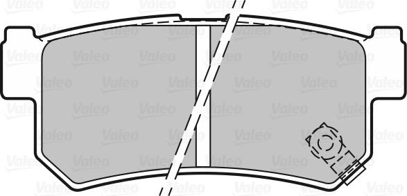 Valeo 301956 - Bremžu uzliku kompl., Disku bremzes autodraugiem.lv