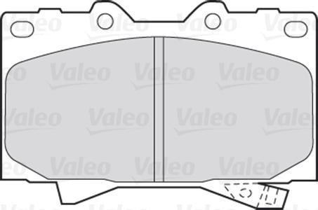 Valeo 301535 - Bremžu uzliku kompl., Disku bremzes autodraugiem.lv