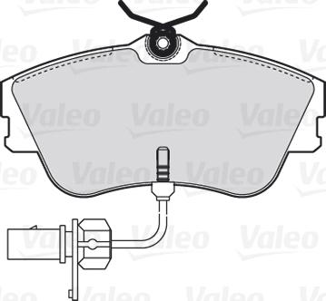 Valeo 301622 - Bremžu uzliku kompl., Disku bremzes autodraugiem.lv