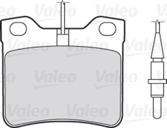 Valeo 301062 - Bremžu uzliku kompl., Disku bremzes autodraugiem.lv