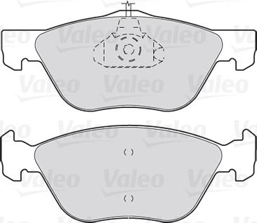 Valeo 301023 - Bremžu uzliku kompl., Disku bremzes autodraugiem.lv