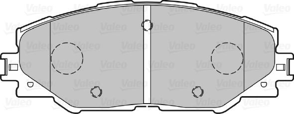 Valeo 301078 - Bremžu uzliku kompl., Disku bremzes autodraugiem.lv