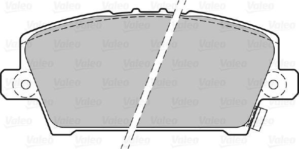 Valeo 301803 - Bremžu uzliku kompl., Disku bremzes autodraugiem.lv