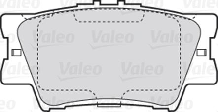 Valeo 301819 - Bremžu uzliku kompl., Disku bremzes autodraugiem.lv